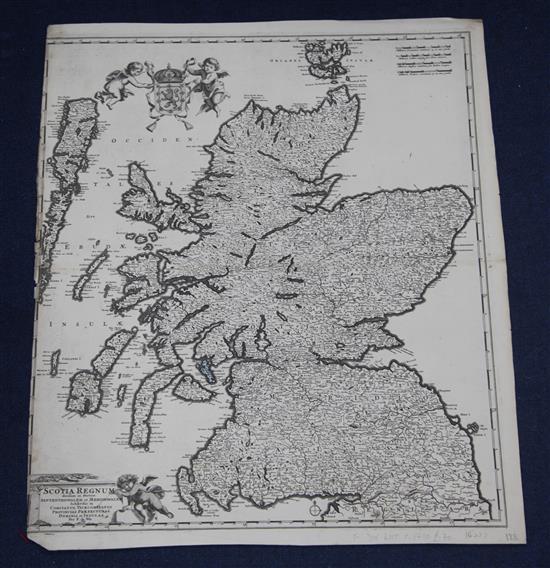 A collection of ten unframed engraved maps:-